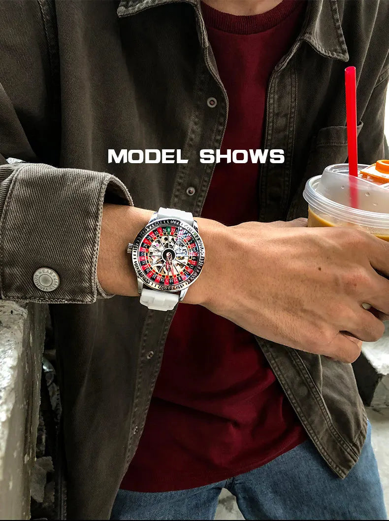 Rotating Dial Automatic Men Watch