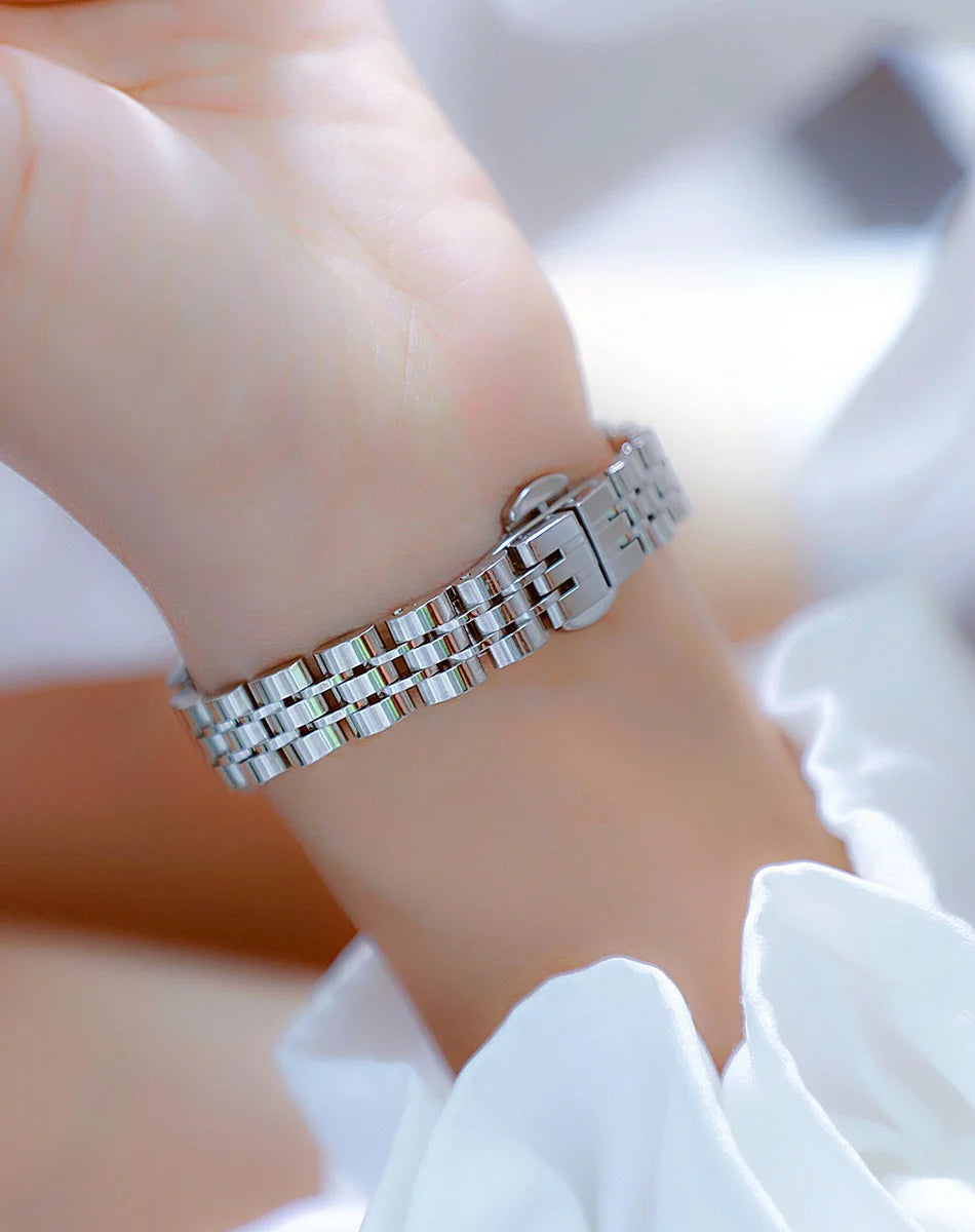 Vintage Rectangle Leather Women Watch