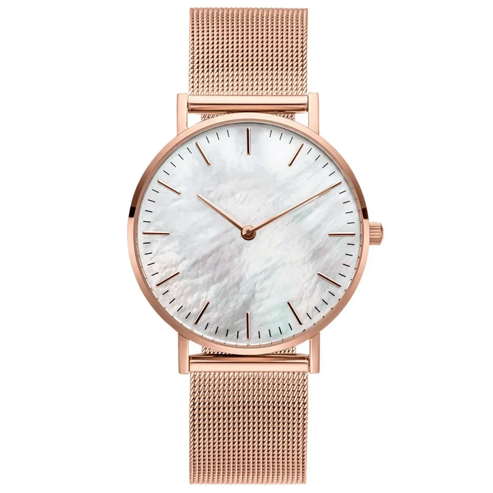 Mesh Strap Quartz Women Watch