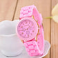 Silicone Strap Fashion Women Watch