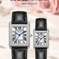 Couple Leather Quartz Watches Set