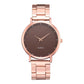Rose Gold Business Women Watch