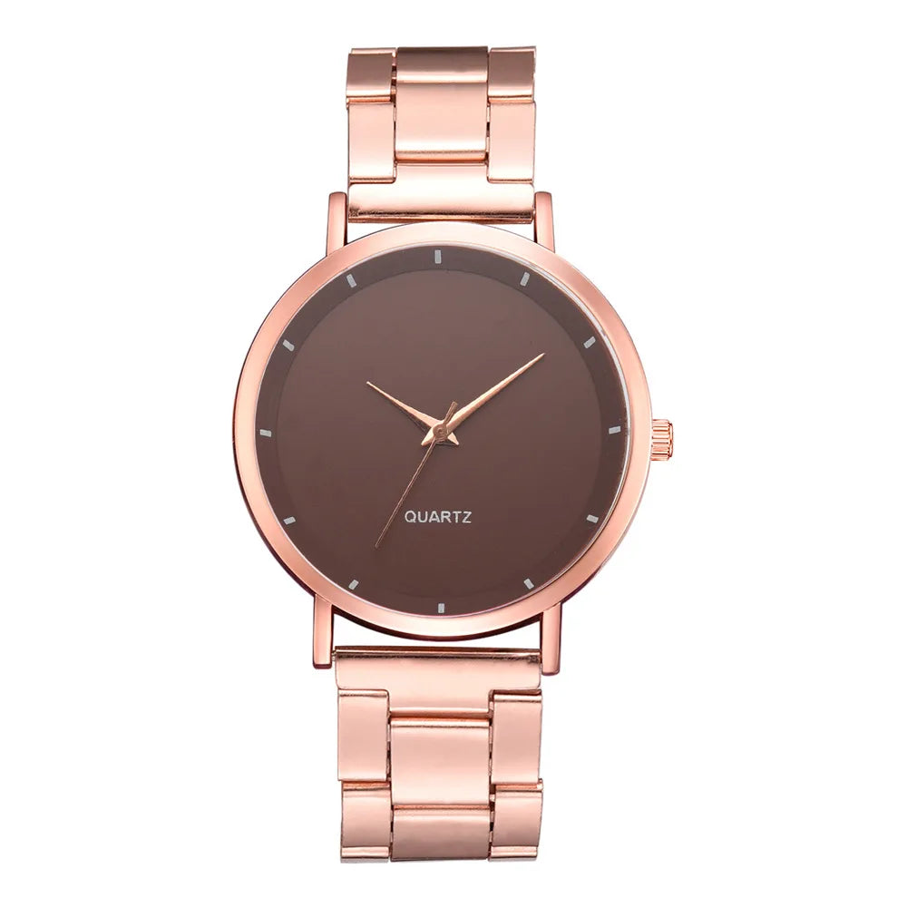 Rose Gold Business Women Watch