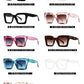 Designer Retro Rivet Sunglasses