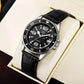 Leather Strap Calendar Men Watch