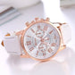Minimal Leather Dress Women Watch