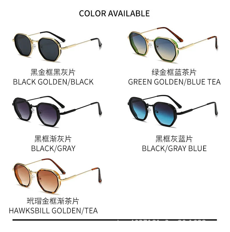 Geometric Square Retro Sunglasses