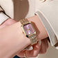 Square Gold Business Women Watch