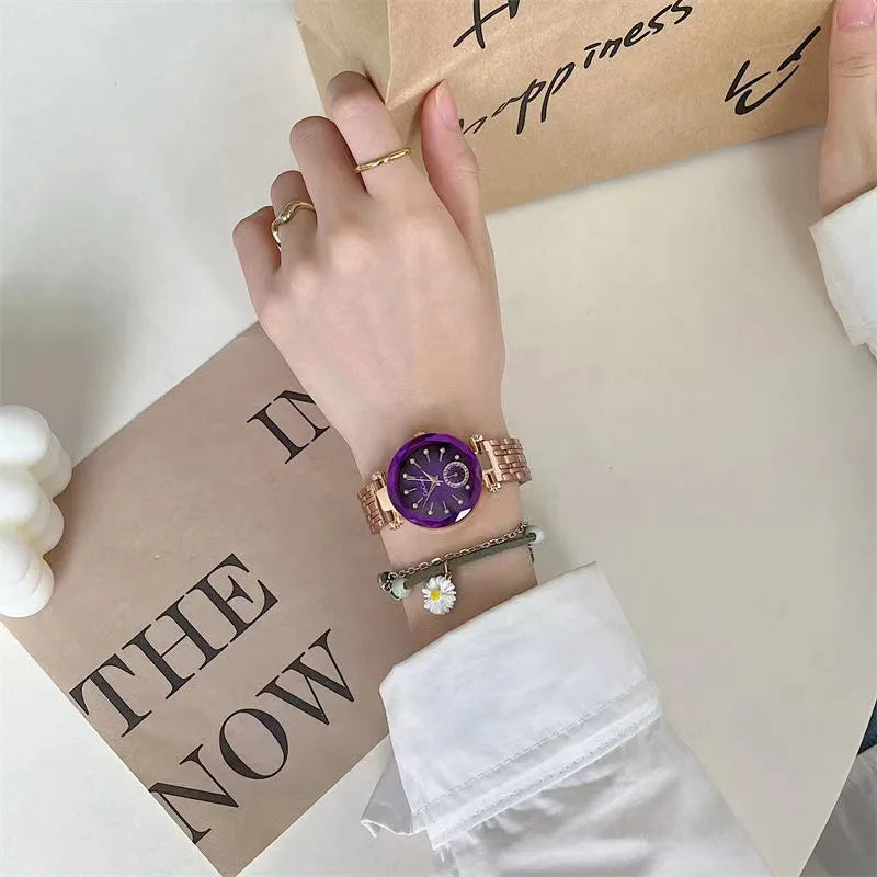 Steel Quartz Luxury Women Watch