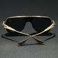 Wooden Vintage Square Sunglasses