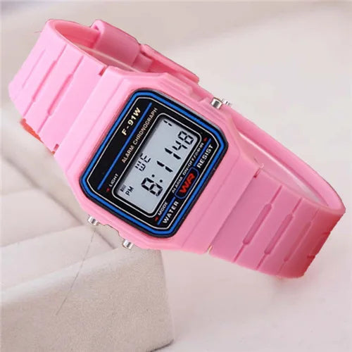 Square LED Digital Men Watch