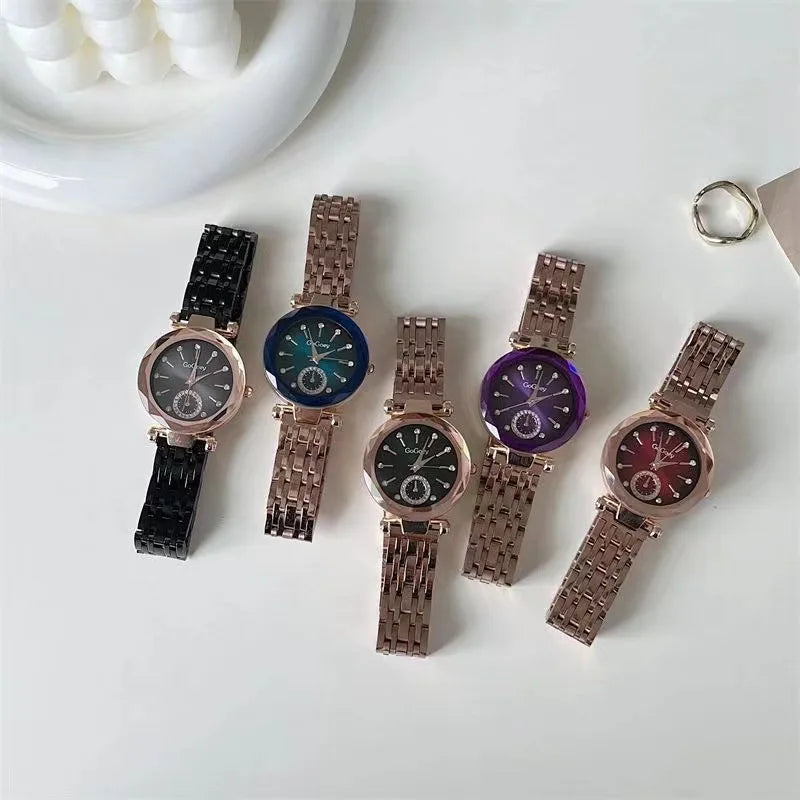 Steel Quartz Luxury Women Watch