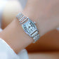 Vintage Rectangle Leather Women Watch