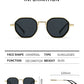 Geometric Square Retro Sunglasses