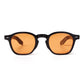 Yellow Orange Retro Sunglasses