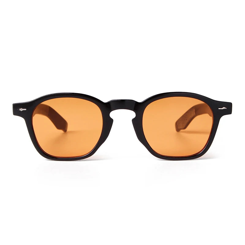 Yellow Orange Retro Sunglasses