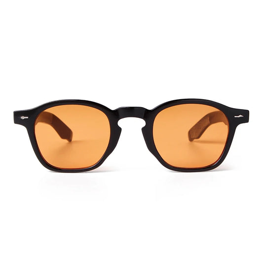 Yellow Orange Retro Sunglasses