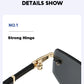 Rimless Rectangle Fashion Sunglasses