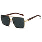 Retro Metal Square Sunglasses