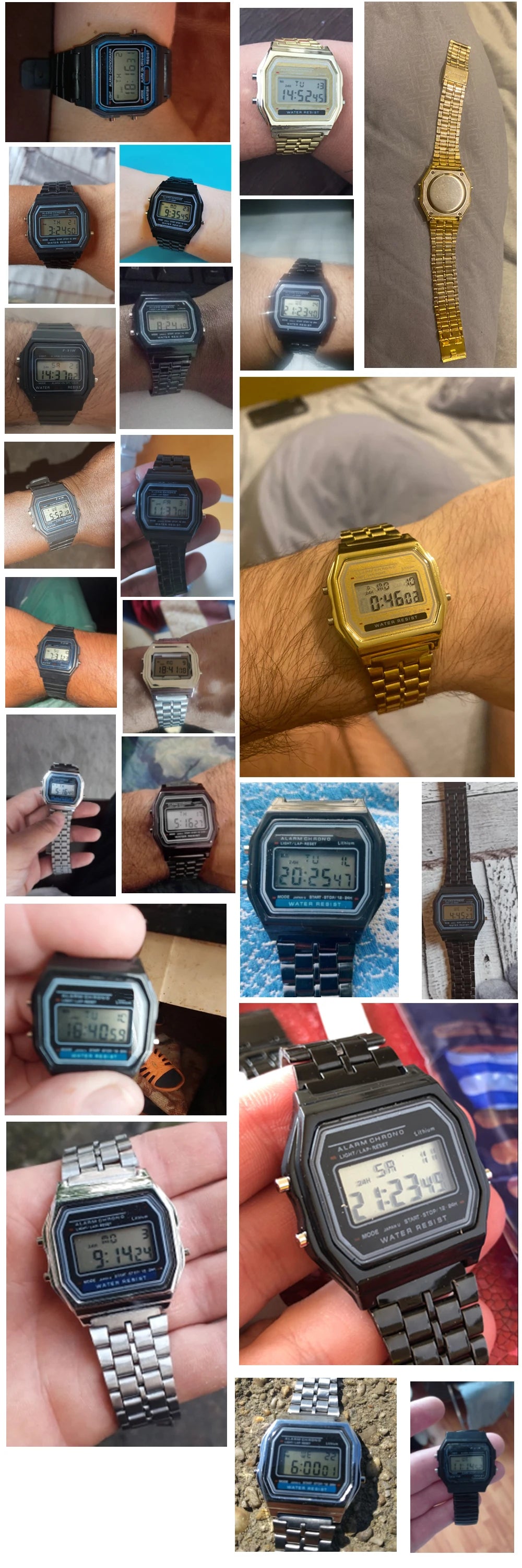 Waterproof LED Digital Sports Watch