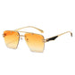 Rimless Pilot Retro Sunglasses