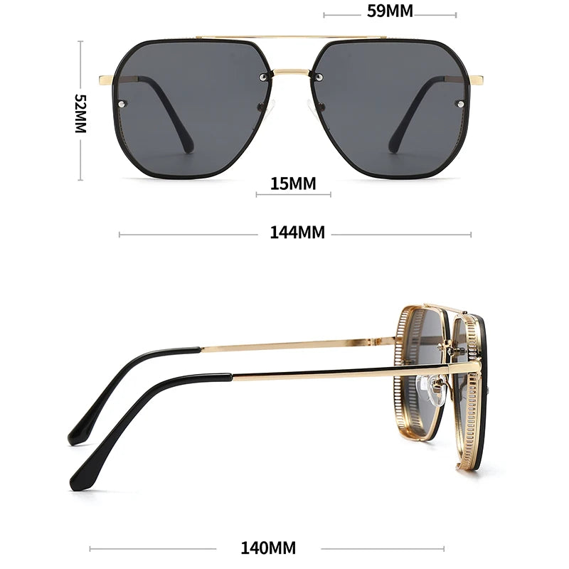 Luxury Big Frame Sunglasses