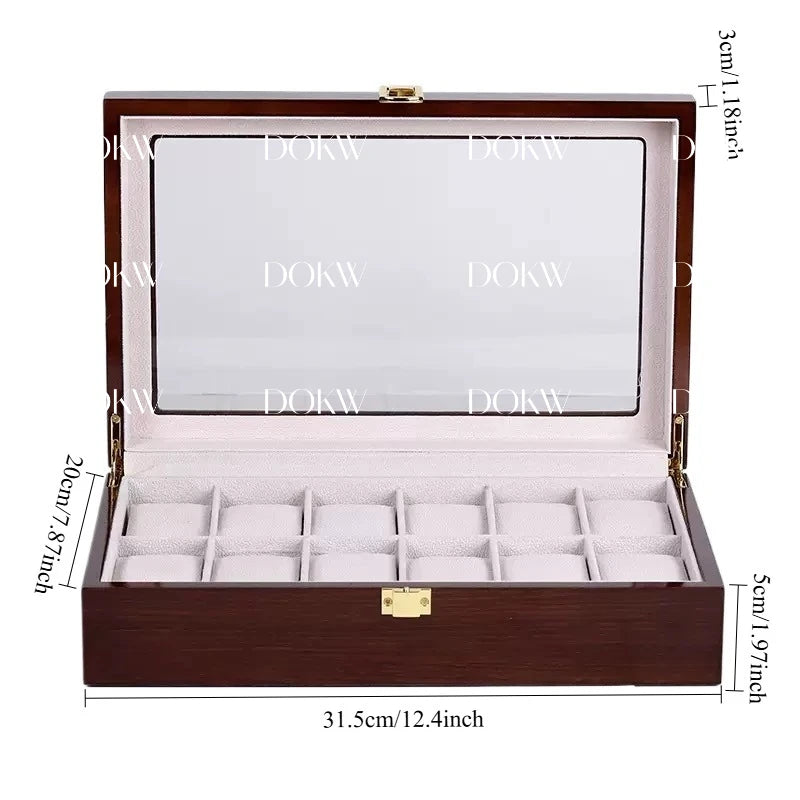 Wooden Multi Watch Storage Box
