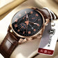 Waterproof Leather Sport Men Watch