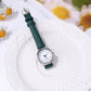 Vintage Leather Small Dial Watch
