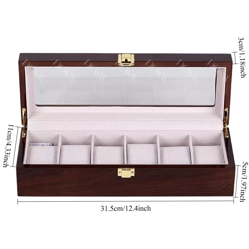 Wooden Multi Watch Storage Box