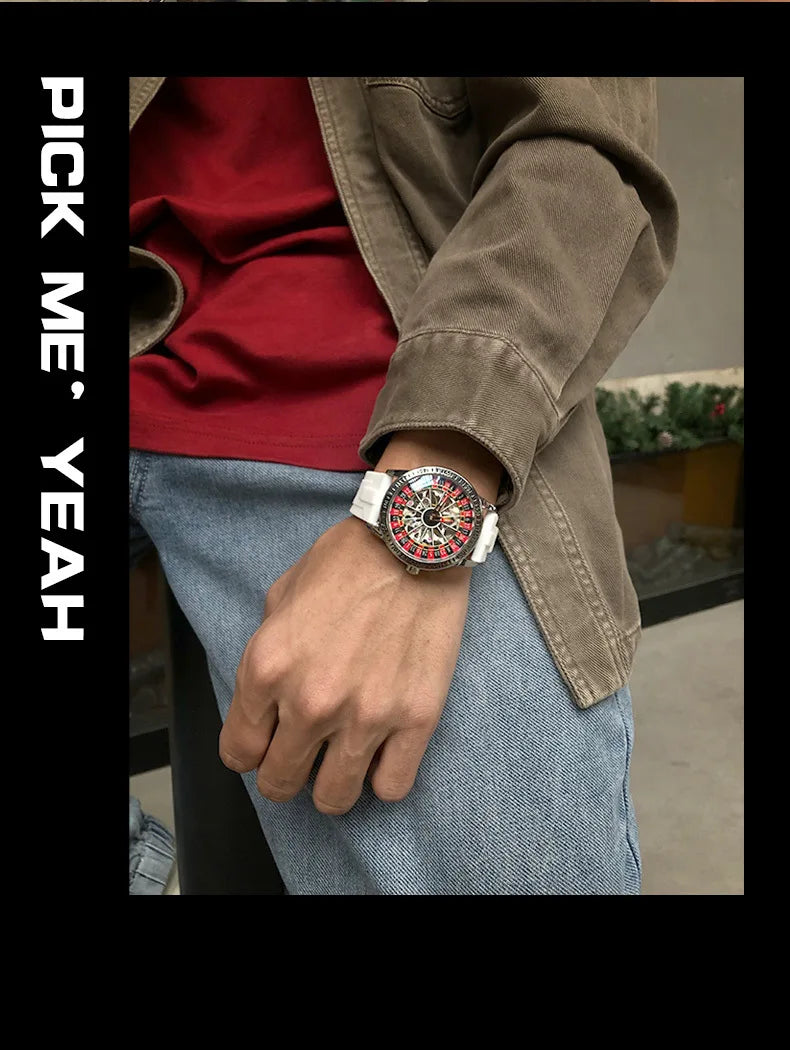 Rotating Dial Automatic Men Watch