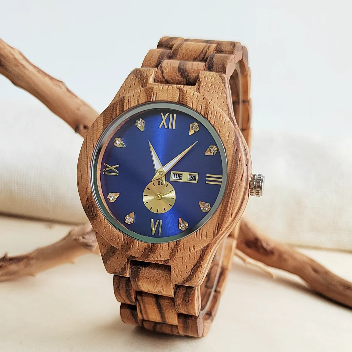 Wooden Luminous Women Watch