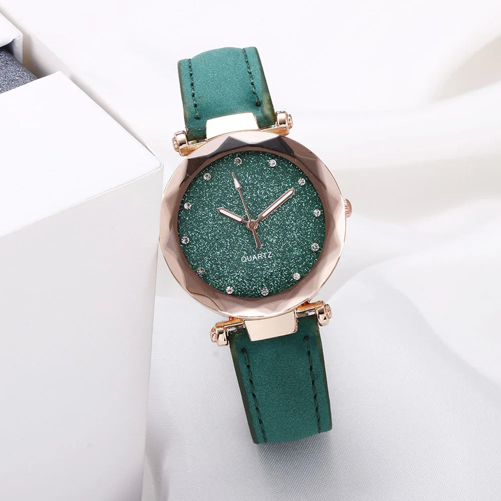 PU Leather Business Men Watch