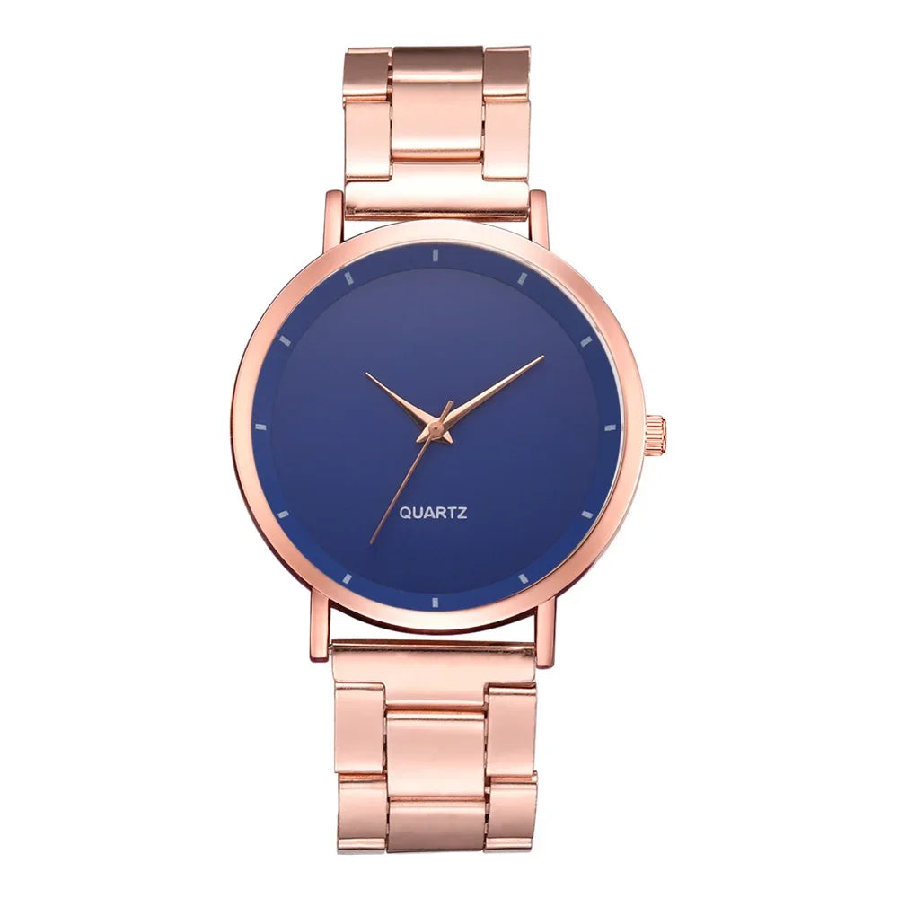 Rose Gold Business Women Watch