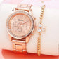 Classic Rhinestone Gold Women Watch