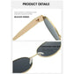 Oval Metal Designer Sunglasses