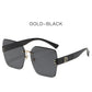 Oversized Rimless Women Sunglasses
