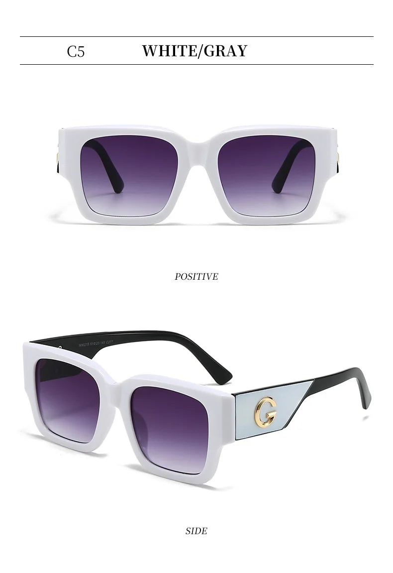 European Square Designer Sunglasses