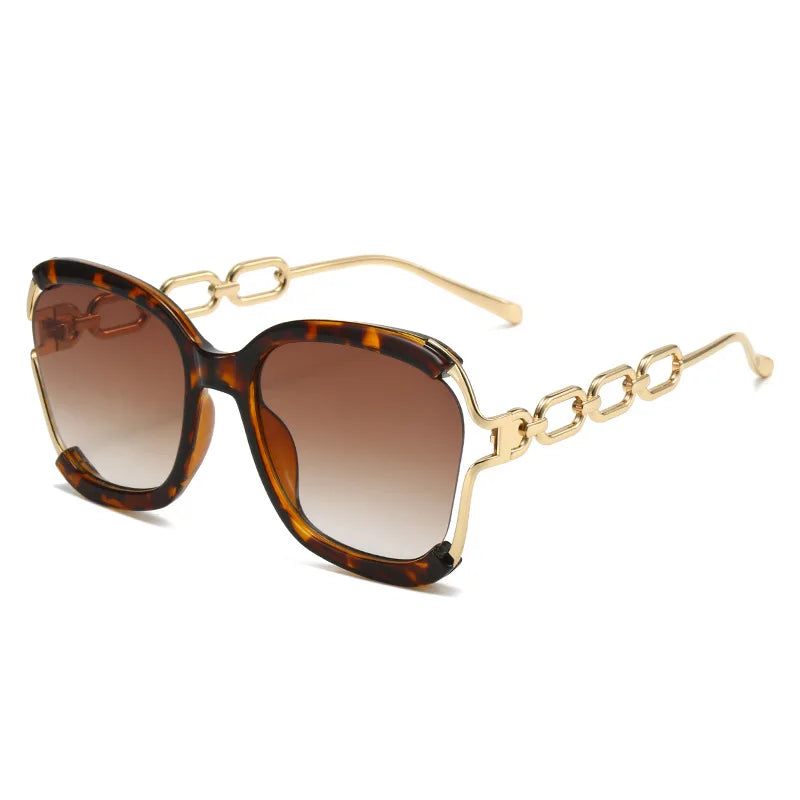 Chain Metal Retro Sunglasses