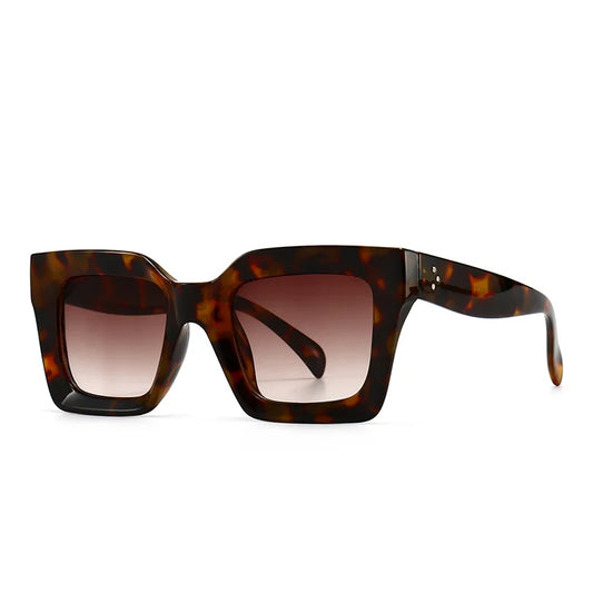 Designer Retro Rivet Sunglasses
