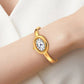 Oval Dial Steel Women Watch