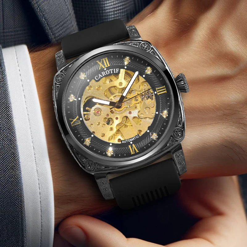 Black Dial Sport Mechanical Watch