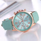 Minimal Leather Dress Women Watch
