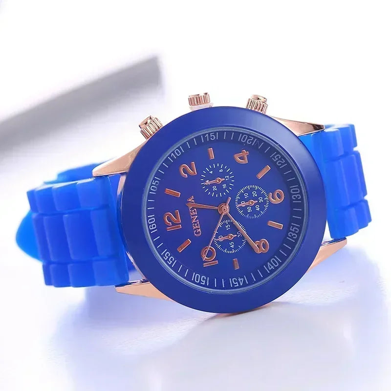 Silicone Strap Fashion Women Watch