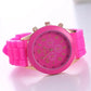 Silicone Strap Fashion Women Watch