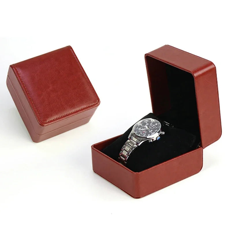 PU Leather Watch Storage Case