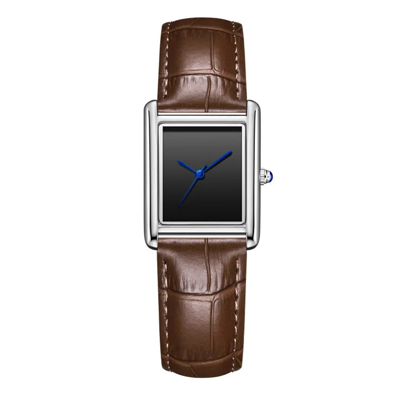 Couple Leather Quartz Watches Set