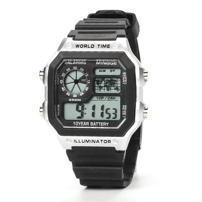 Retro Digital Men Sports Watch