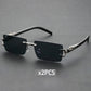 Classic Metal Square Sunglasses