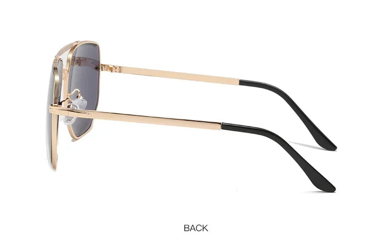 Vintage Metal Design Sunglasses